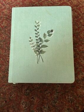 Mint Green Botanical Hardcover Bible